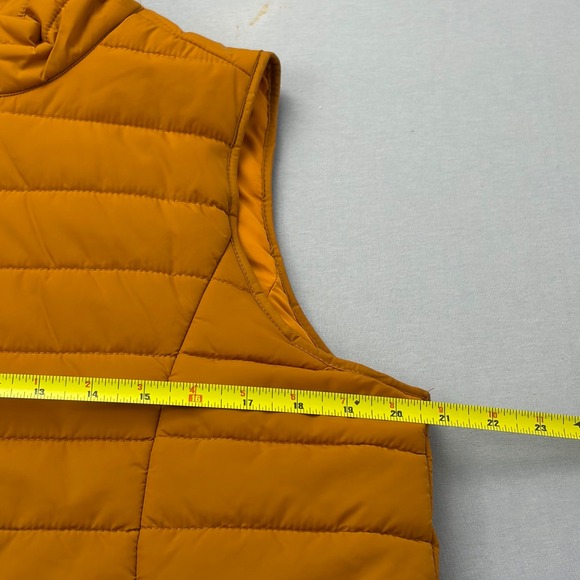 Zenana Outfitters Womens Mustard Yellow Quilted Puffer Vest Zip Front Large - Picture 8 of 11